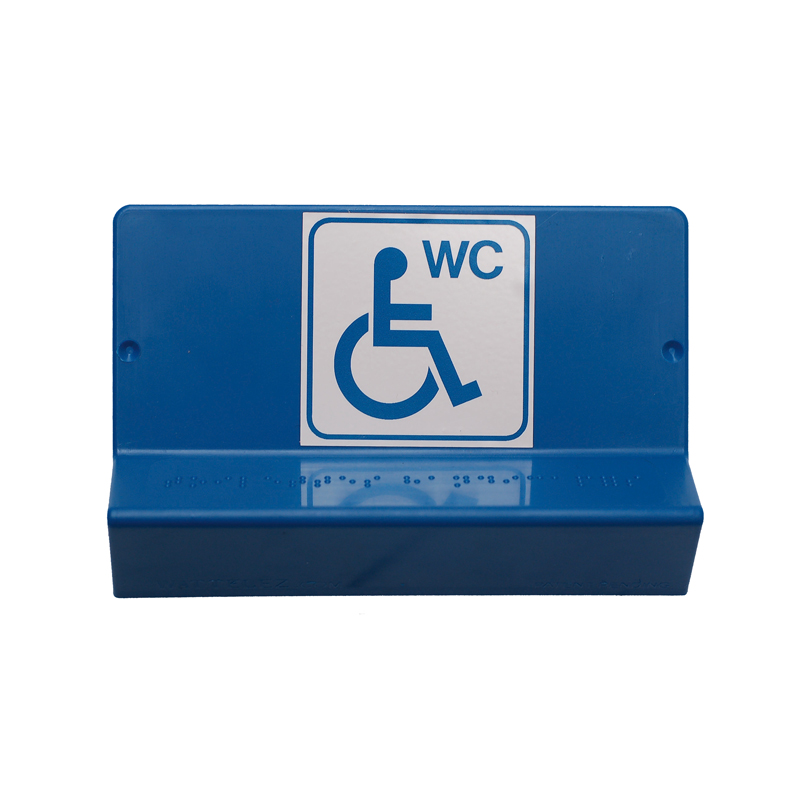 Signalisation toilettes en braille