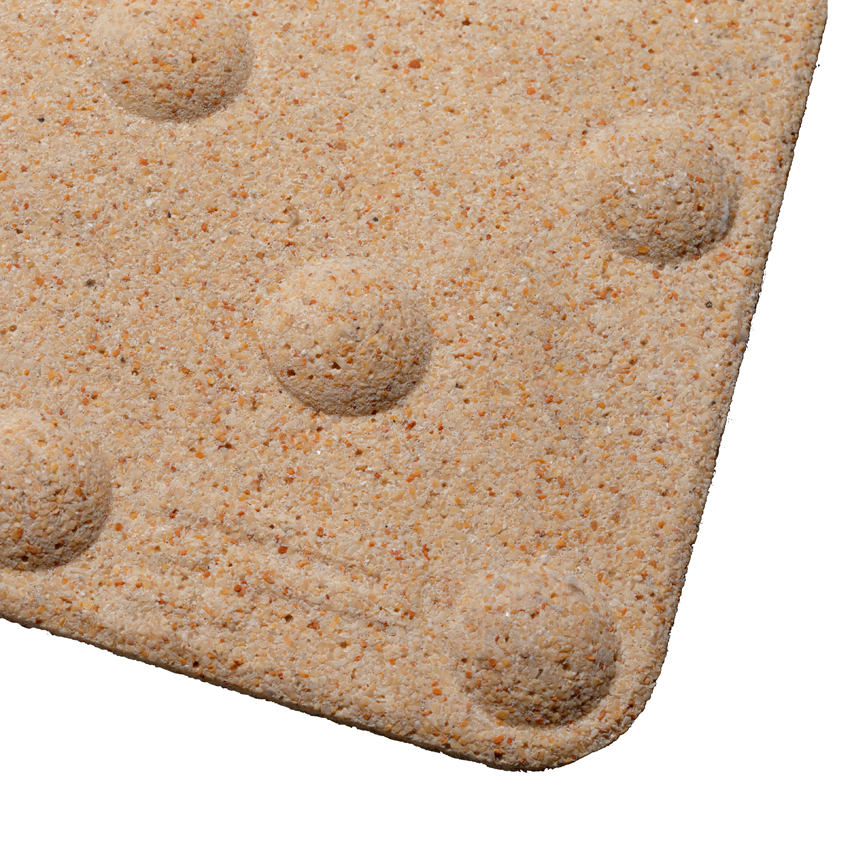 Dalle podotactile minérale adhésive